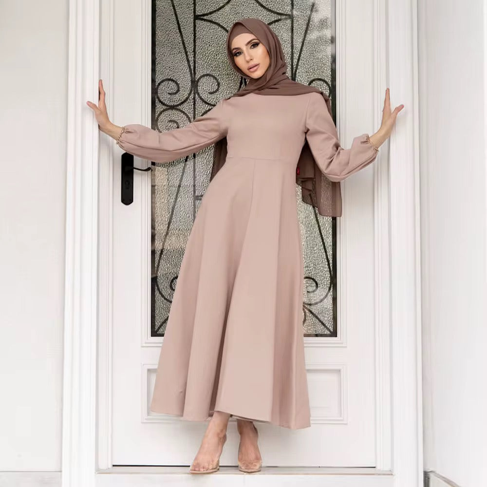 Chic Modest Fashion in Earthy Tones