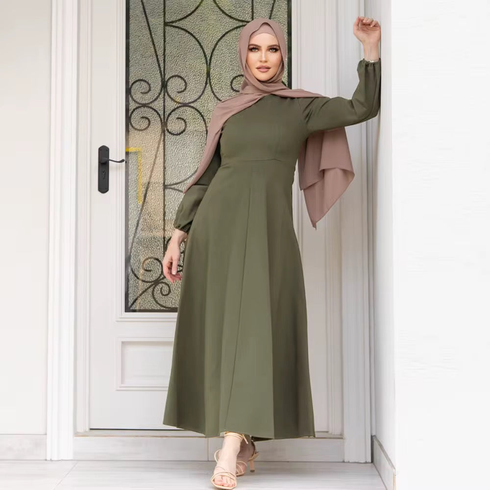 Chic Modest Fashion in Earthy Tones